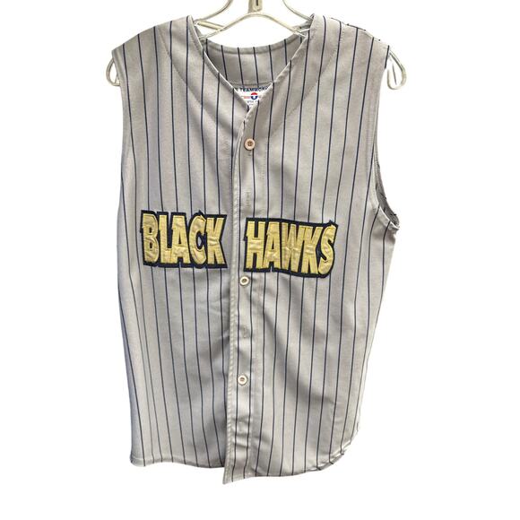 Black Hawks Baseball Jersey Set of 2 Size M Jersey and Undershirt - Picture 11 of 11